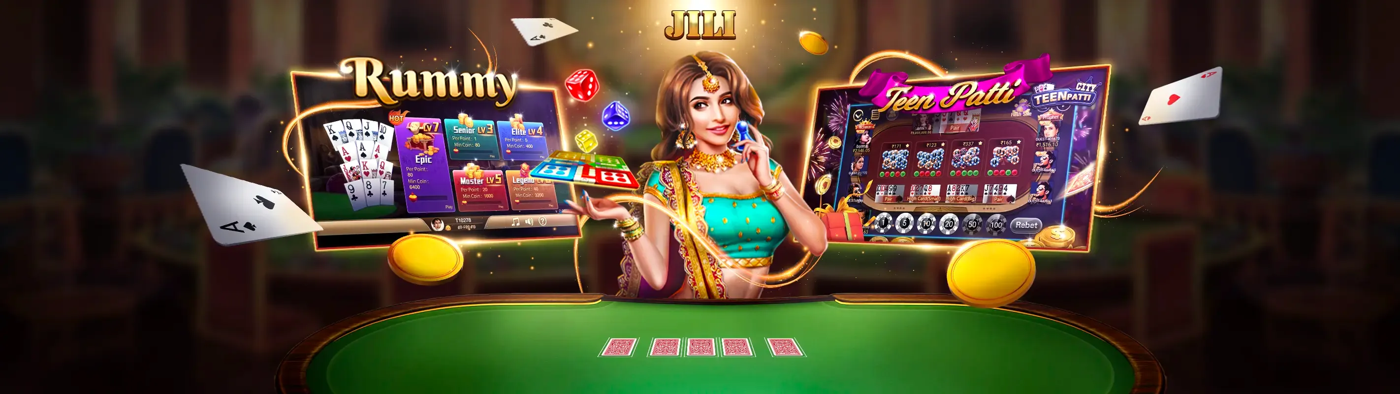 Hình nền BL 888 Casino với các trò chơi đa dạng