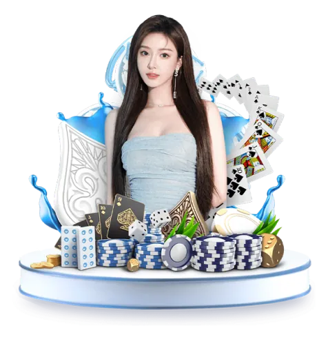 Bàn chơi Roulette với bánh xe và chip